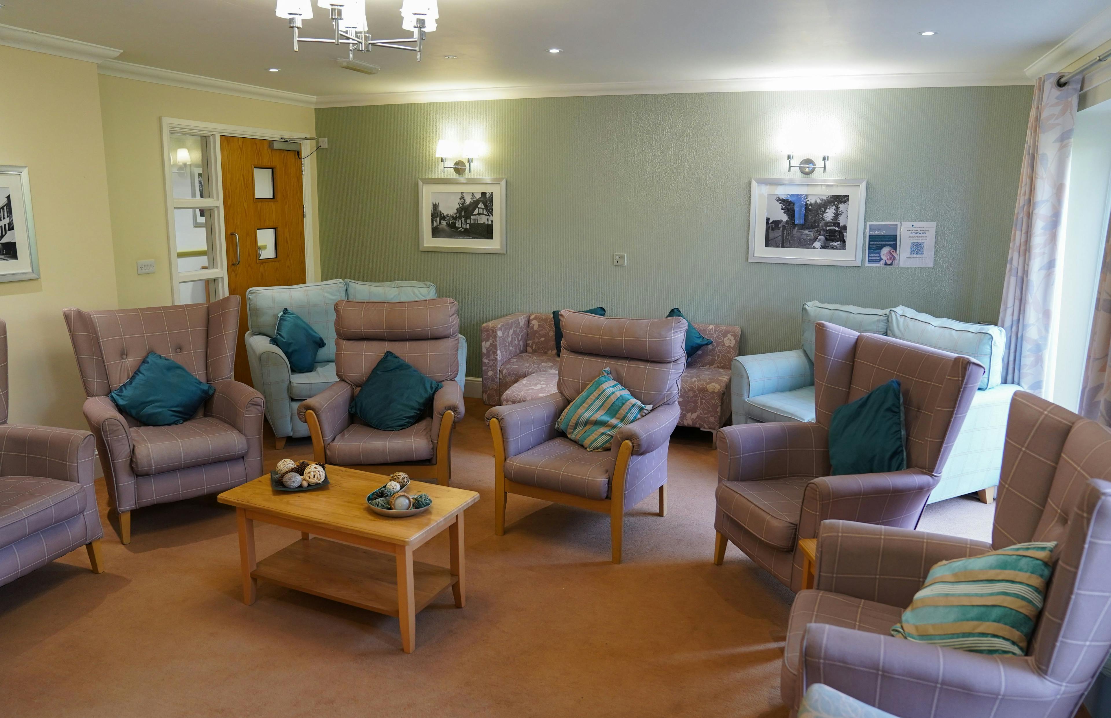 Lounge of Lake View in Telford, Shopshire