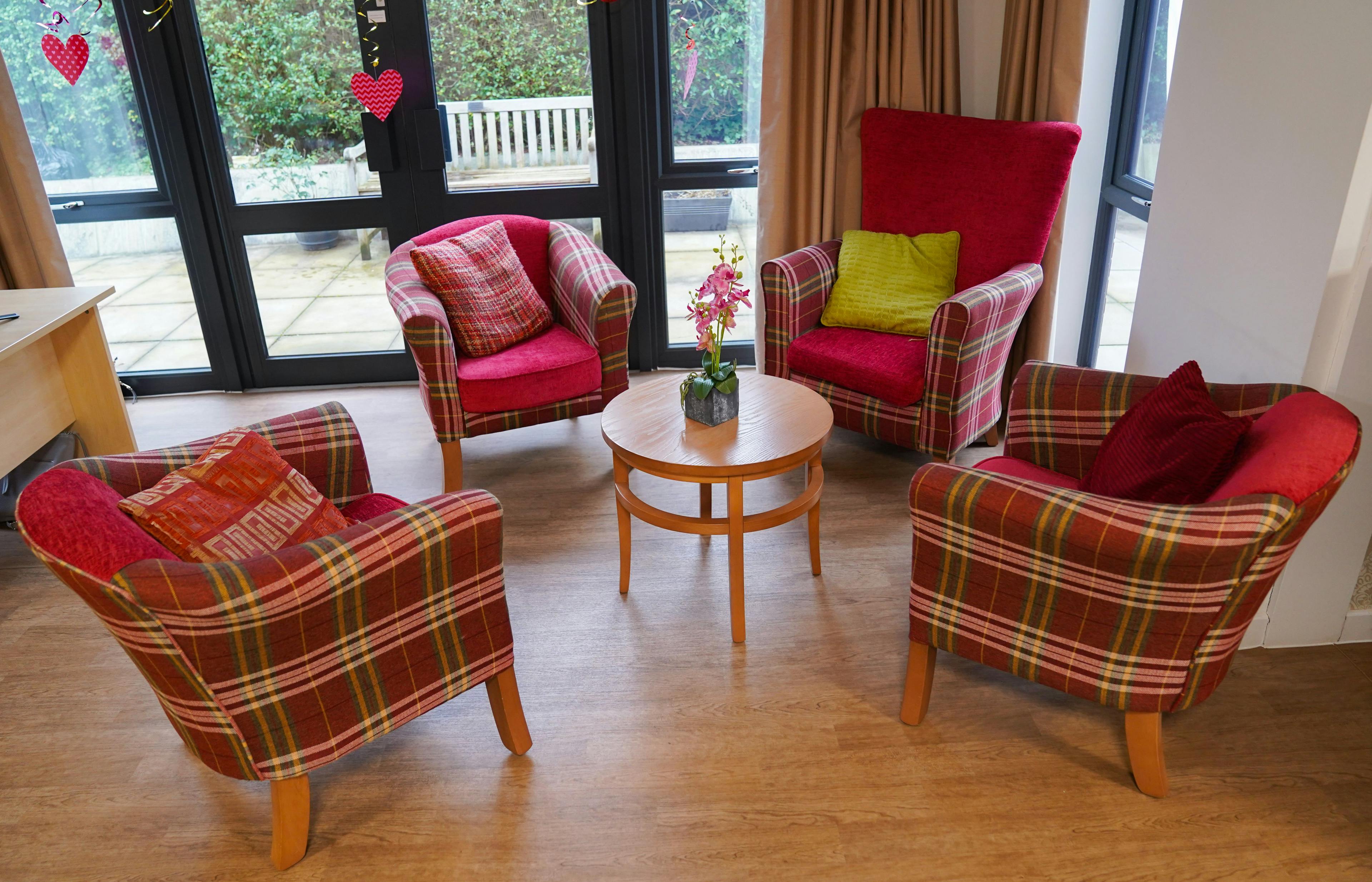 Communal Area at Broadmeadow Court Care Home in Newcastle-under-Lyme, Staffordshire
