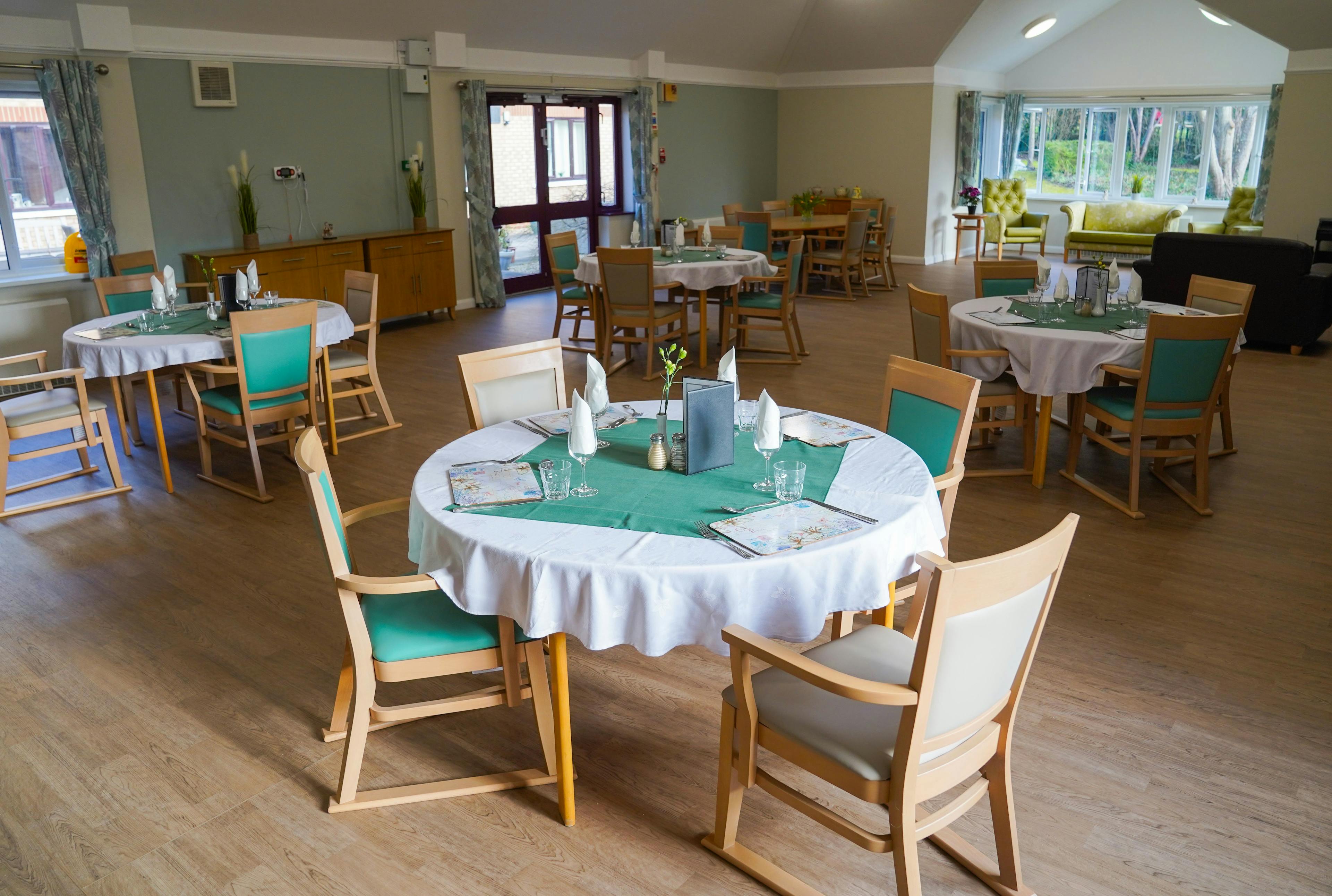 Dining Room at Calton House Care Home in Bletchley, Milton Keynes