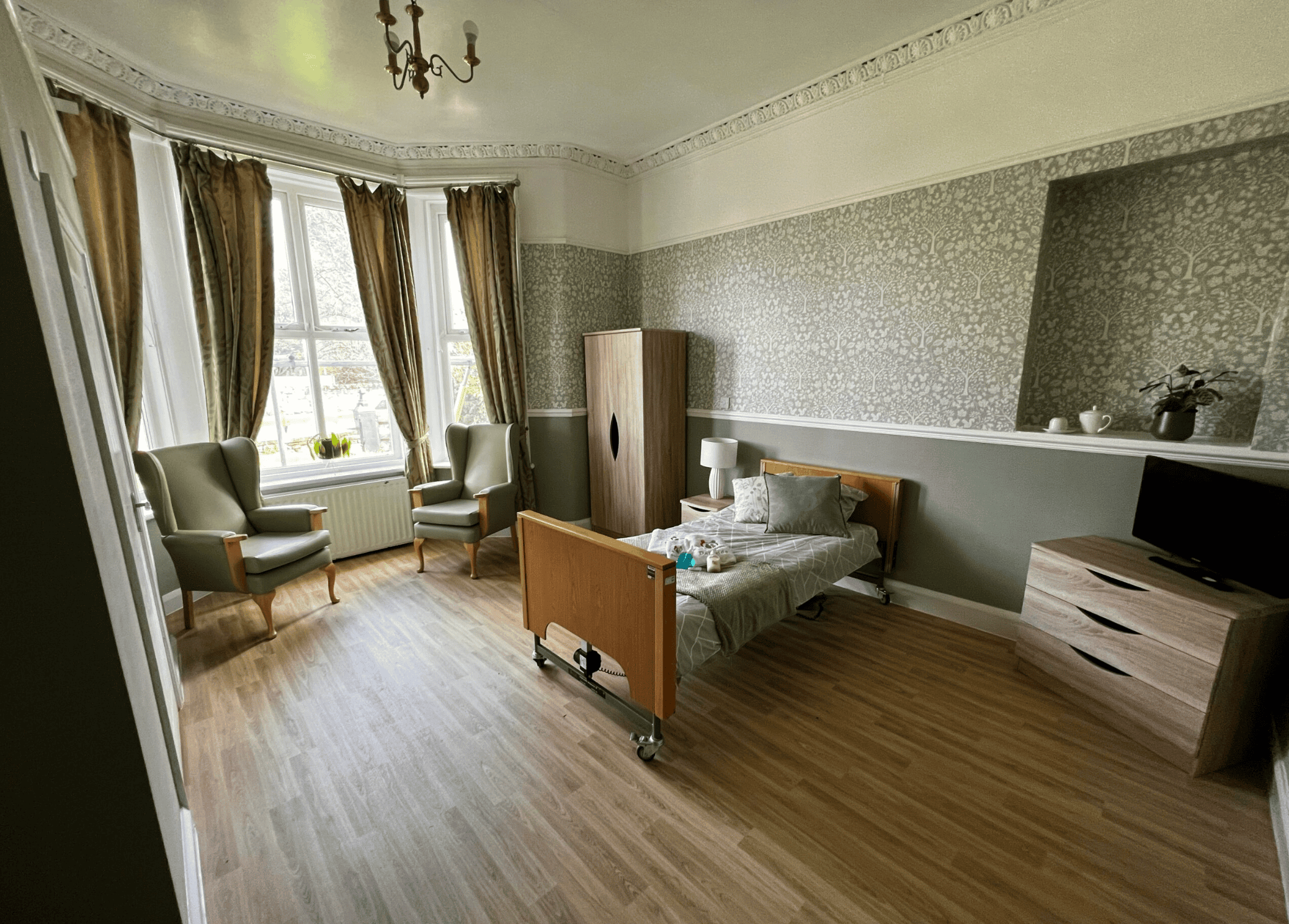Bedroom of Daleside in Birkenhead, Mersyside