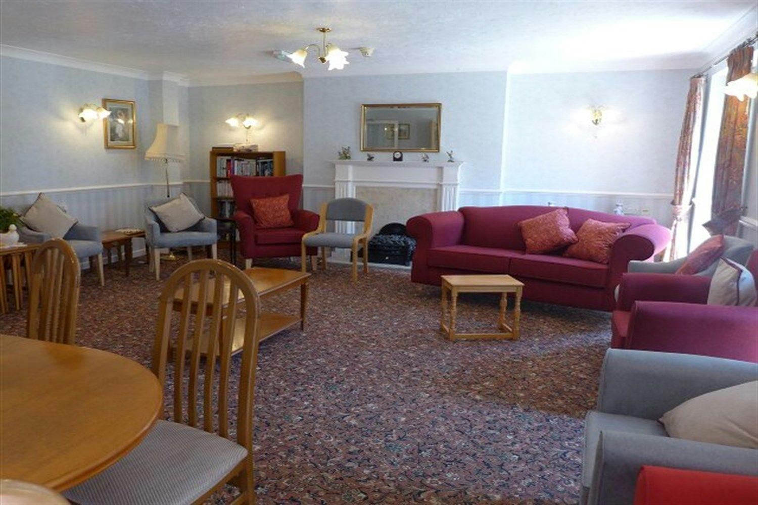 Communal Lounge at Dawtrey Court Retirement Development in Southampton, Hampshire