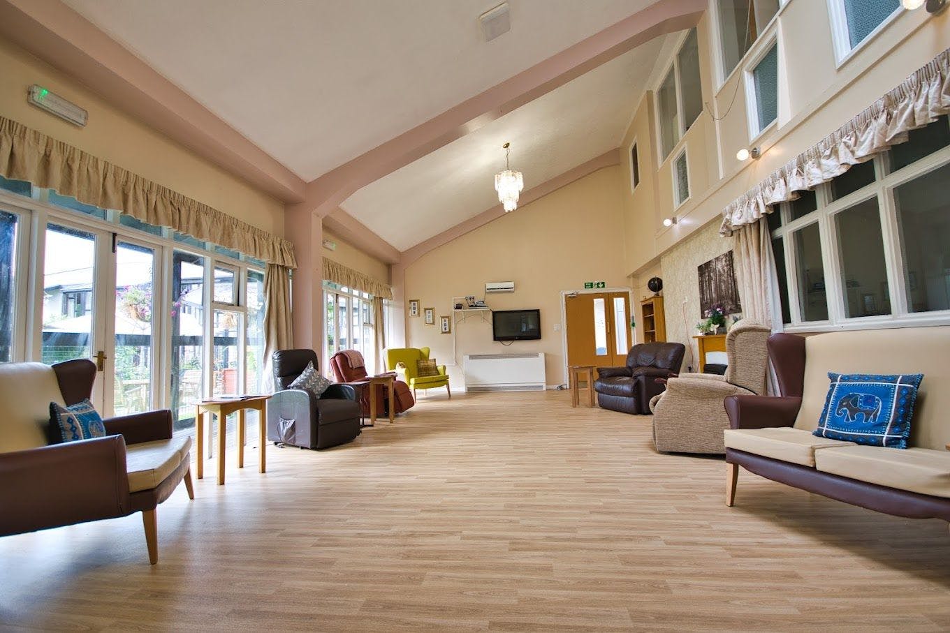 Communal Area at Elburton Heights Care Home in Plymouth, Devon