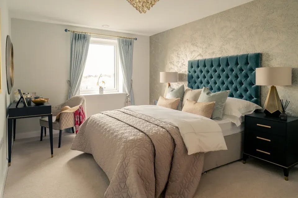 Bedroom at Elgar Place Retirement Apartment in Maidenhead, Berkshire