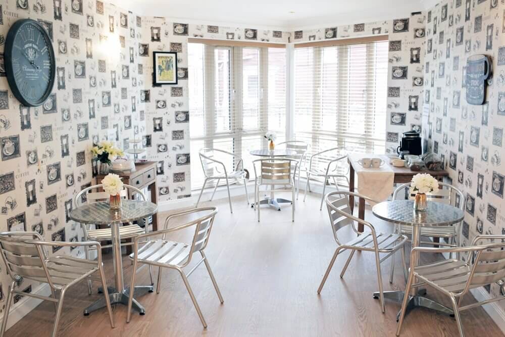 Dining room of Elwick Grange care home in Hartlepool, County Durham