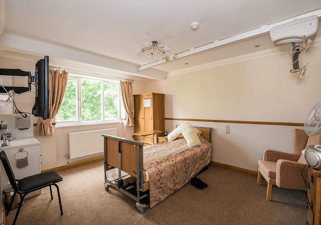 Bedroom of Farway Grange in Bournemouth, Dorset