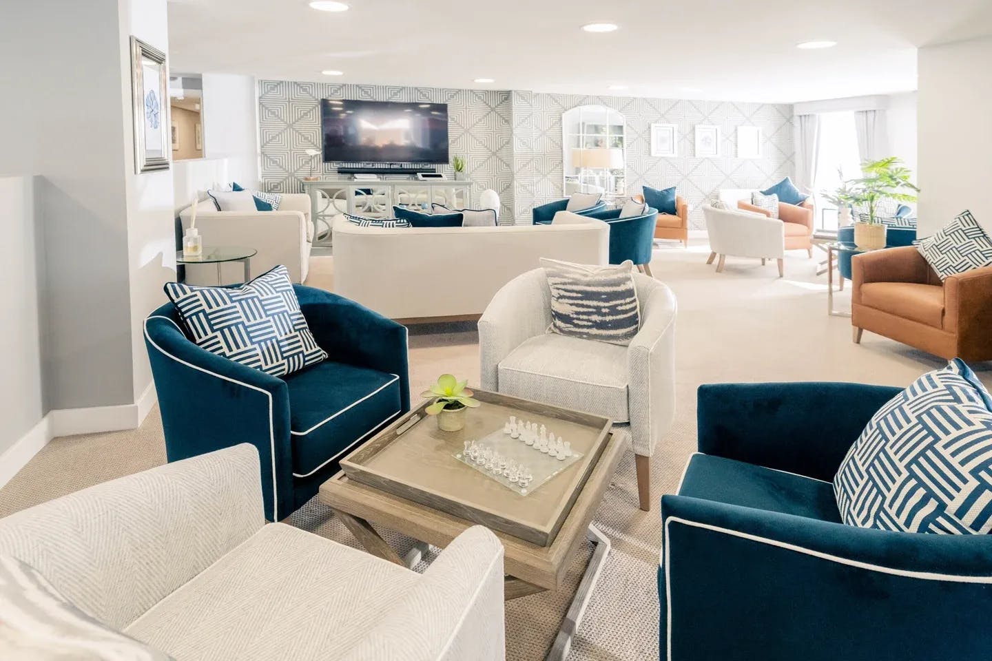 Communal Lounge at Foundry Place Retirement Development in Beccles, East Suffolk