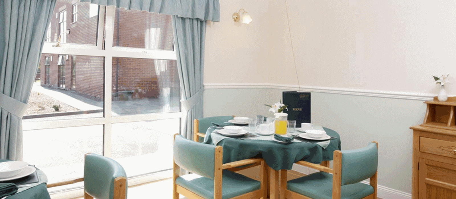 Dining Area of Abigail Lodge Care Home in Consett, County Durham