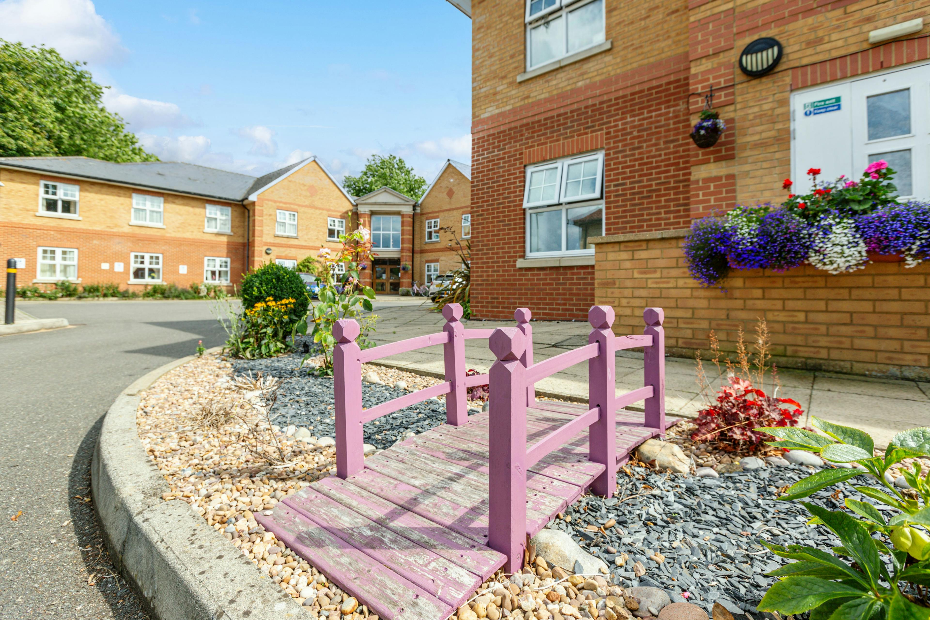 Exterior of Glennfield care home in Wisbech, Cambridgeshire