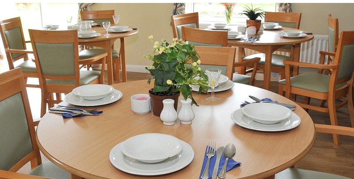 Dining Room at Gorton Parks Care Home in Greater Manchester, North West England