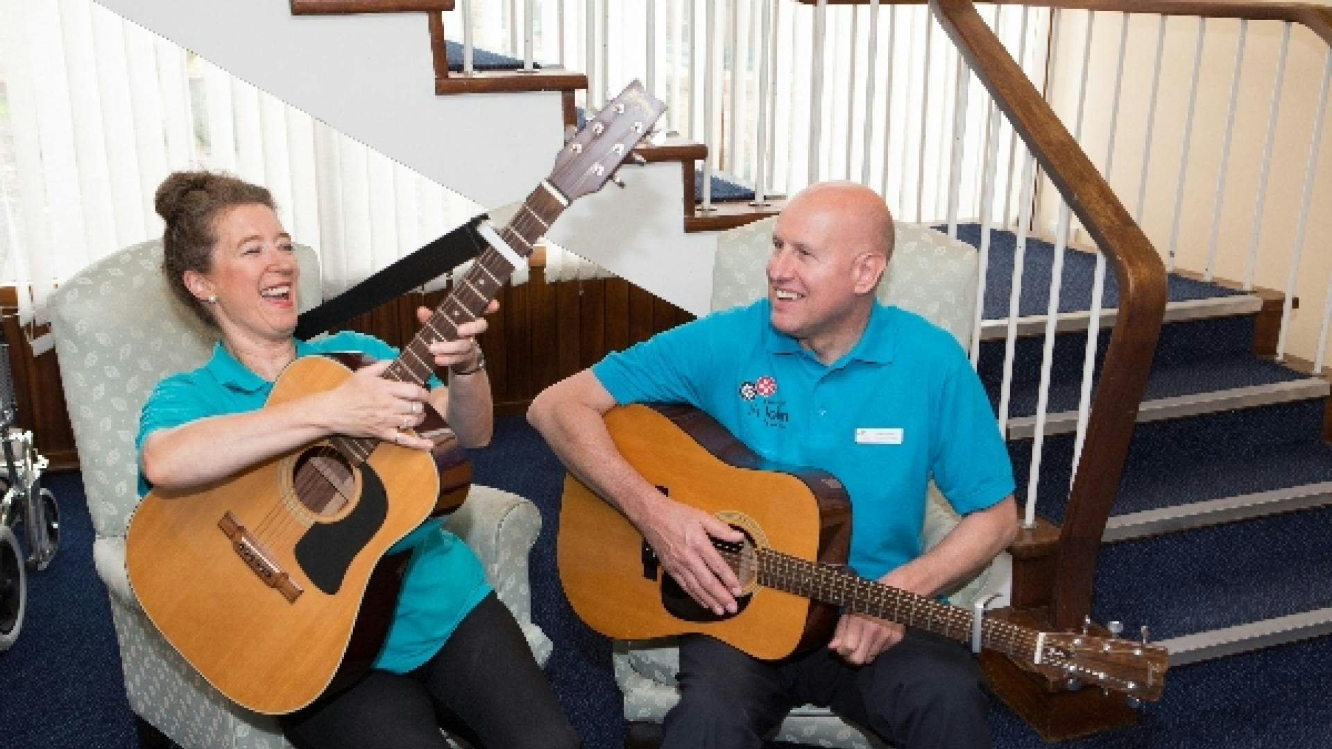 Entertainment at Grevill House Care Home in Cheltenham, Gloucestershire