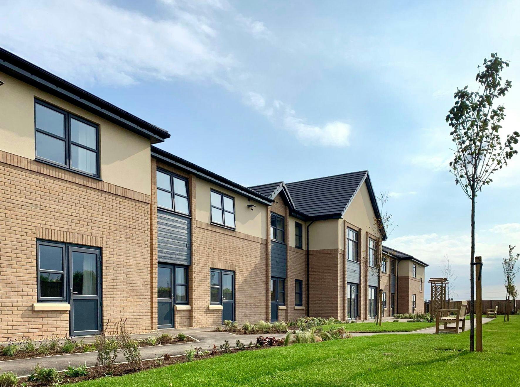 Exterior of Holbeach Meadow care home in Holbeach, Lincolnshire