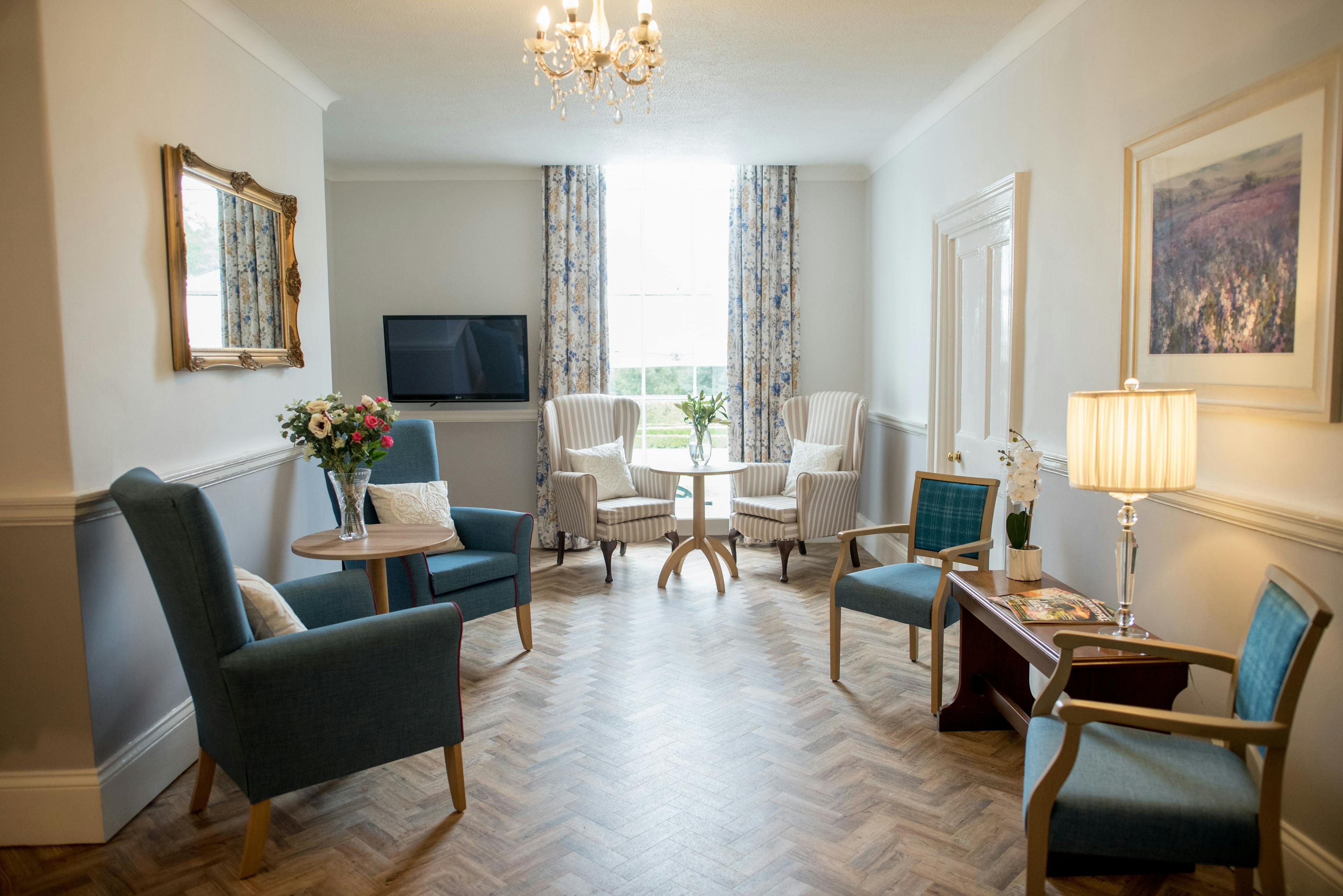 Lounge at Brandon Park Care Home in West Suffolk, Brandon