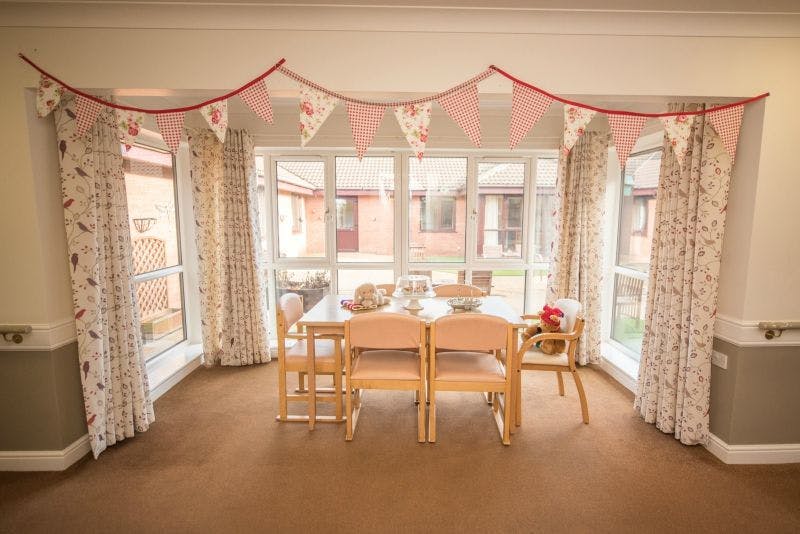 Dining Area of Hadrian Park Care Home in Billingham, Stockton-on-Trees