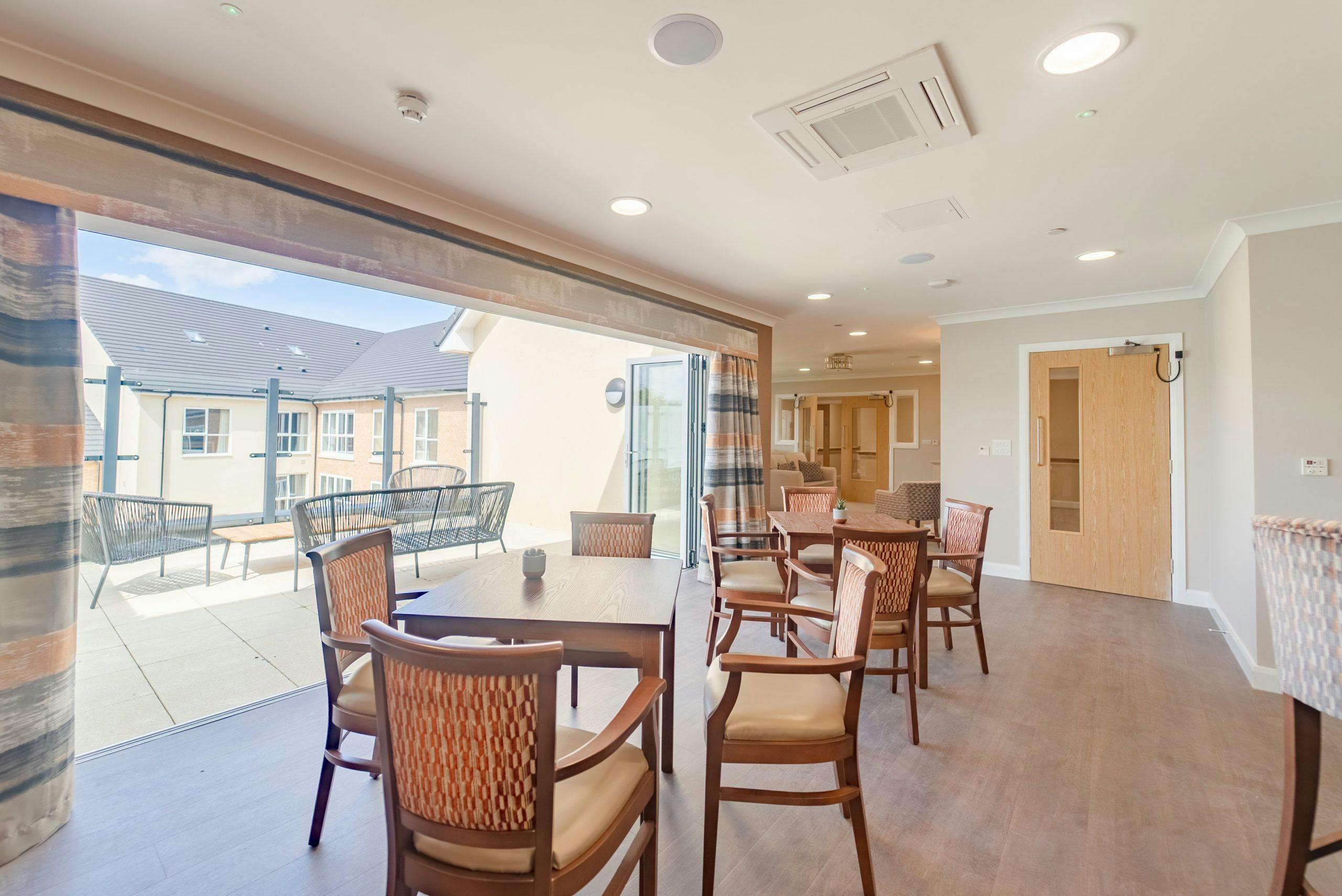 Dining room of Halmer Court care home in Spalding, Lincolshire