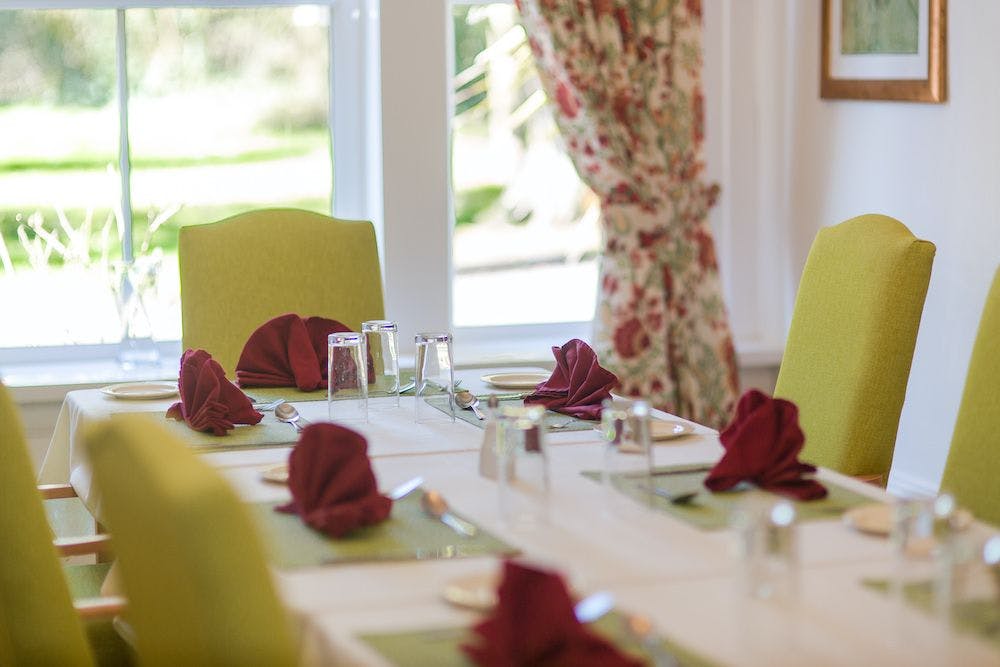 Dining Room at Hammerwich Hall Care Home in Burntwood, Lichfield