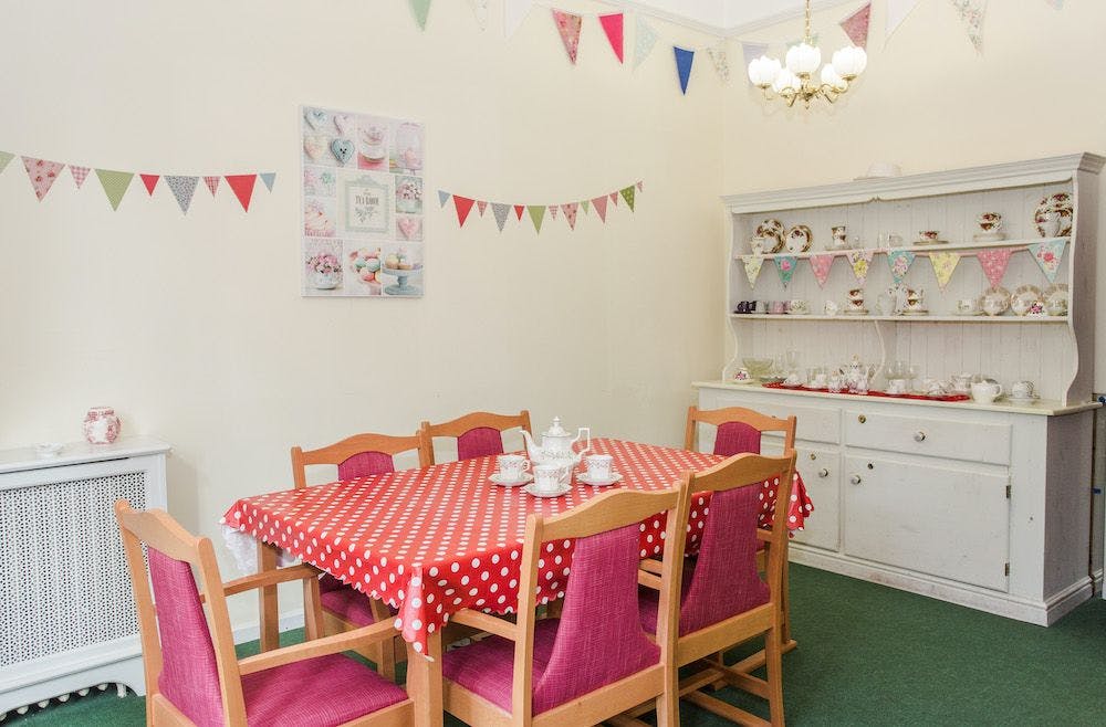 Dining Room at Hammerwich Hall Care Home in Burntwood, Lichfield