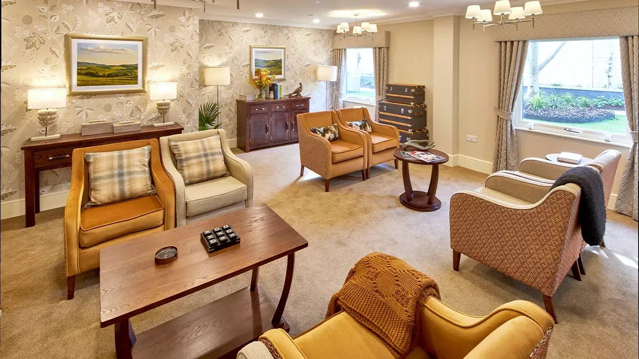 Communal Area at Hampstead Court Care Home in London, England