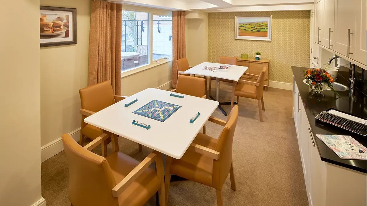 Activity Room at Hampstead Court Care Home in London, England