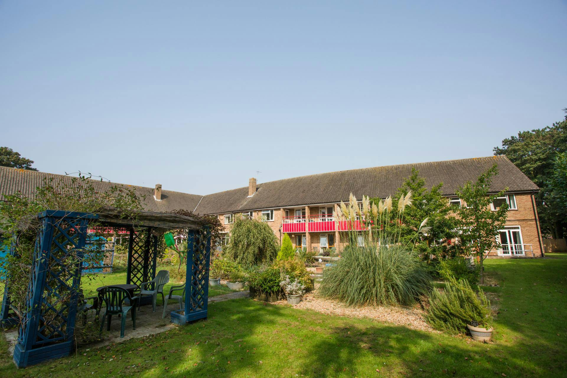 Garden at Hartsholme House Care Home in Lincoln, Lincolnshire 