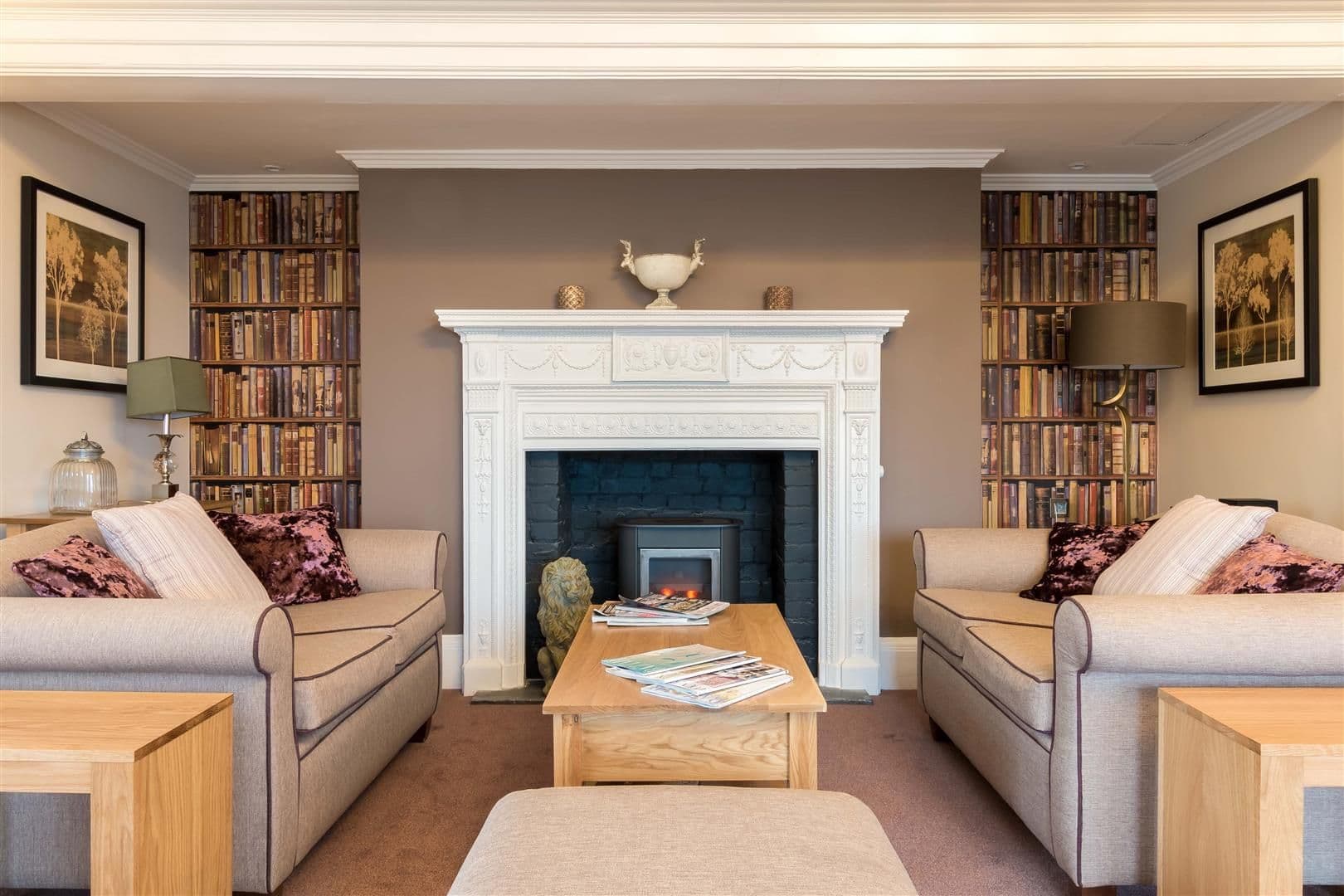 Communal area of Henford House Care Home in Warminster, Wiltshire