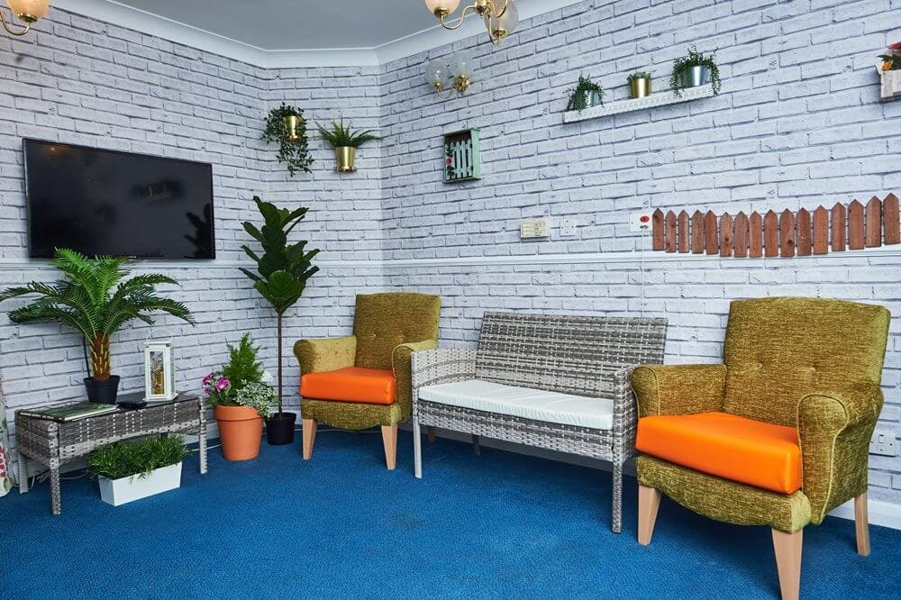 Sensory room of Highbury New Park care home in London, Greater London