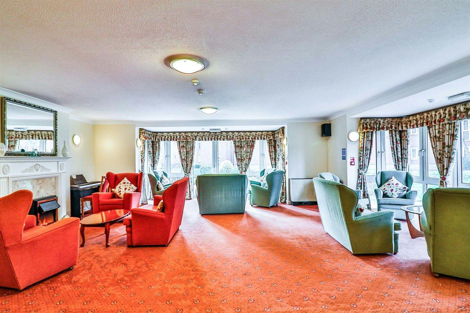 Communal Lounge at Homechase House Retirement Development in Southport, Merseyside