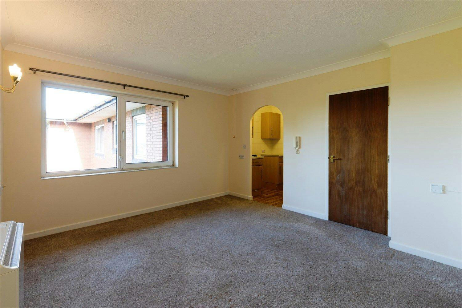 Living Room at Homespa House Retirement Apartment in Cheltenham, Gloucestershire