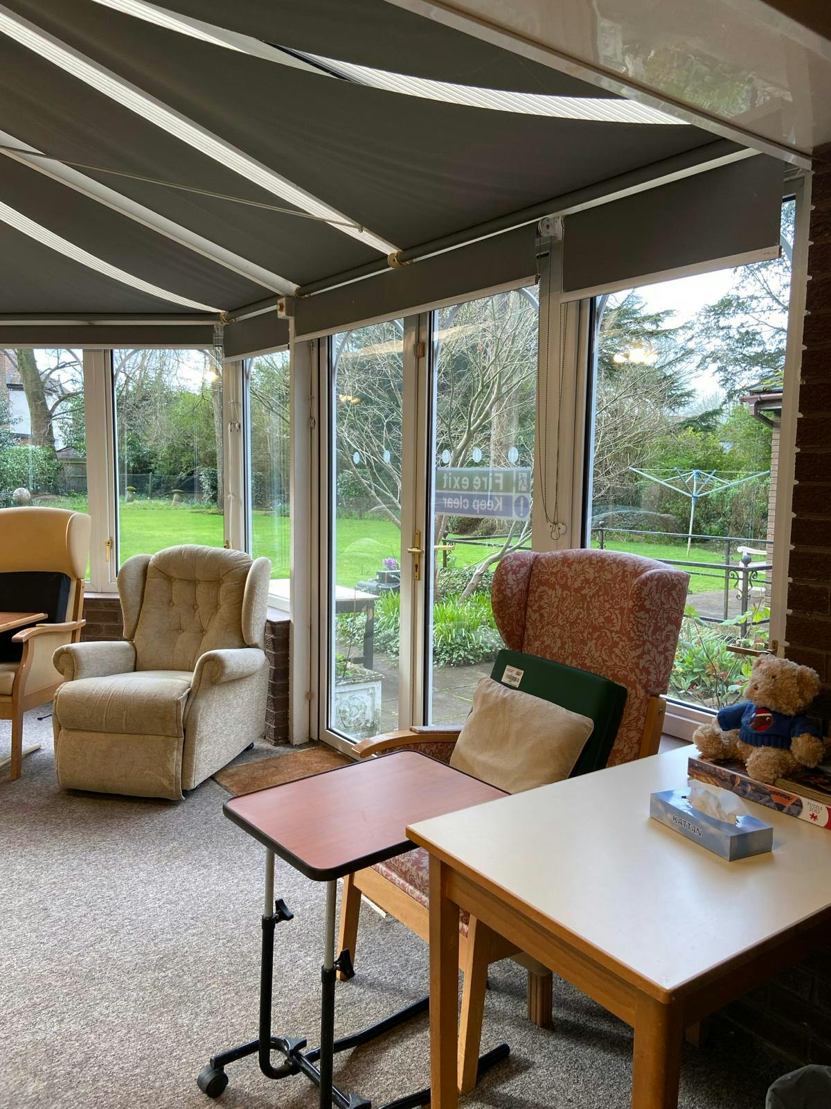 Conservatory at Nightingales Care Home in Maidenhead