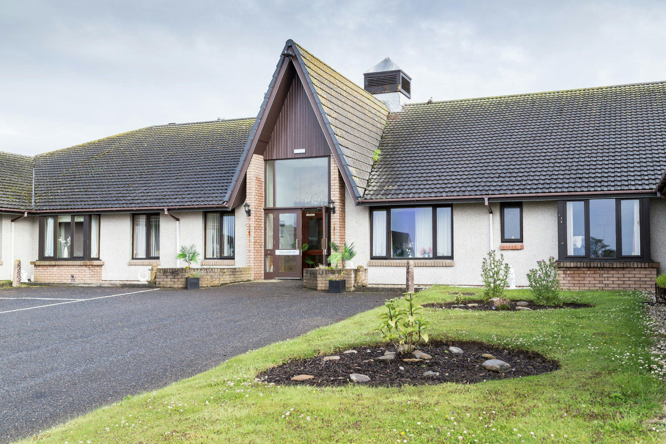 Exterior of Seaview Care Home in Wick, Highland