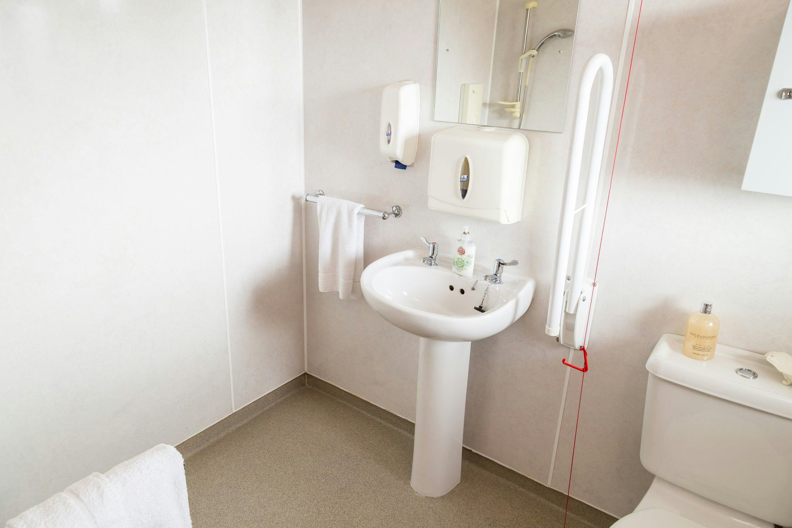 Bathroom at Seaview Care Home in Wick, Highland