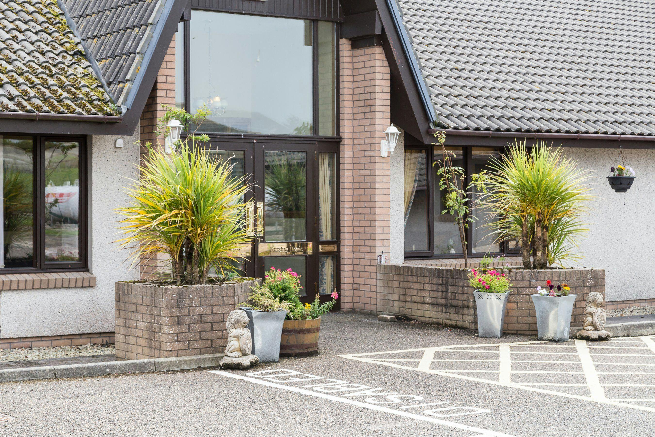 Exterior of Pentland View Care Home in Thurso, Highland