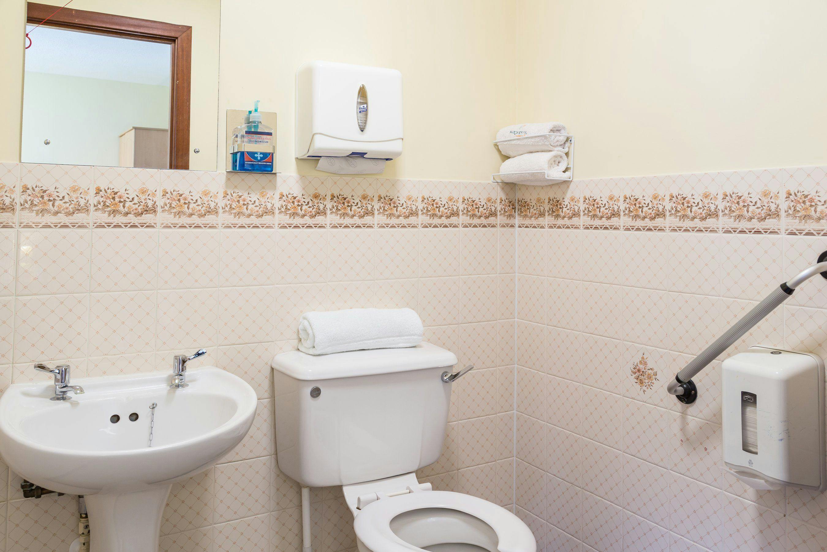 Bathroom at Pentland View Care Home in Thurso, Highland