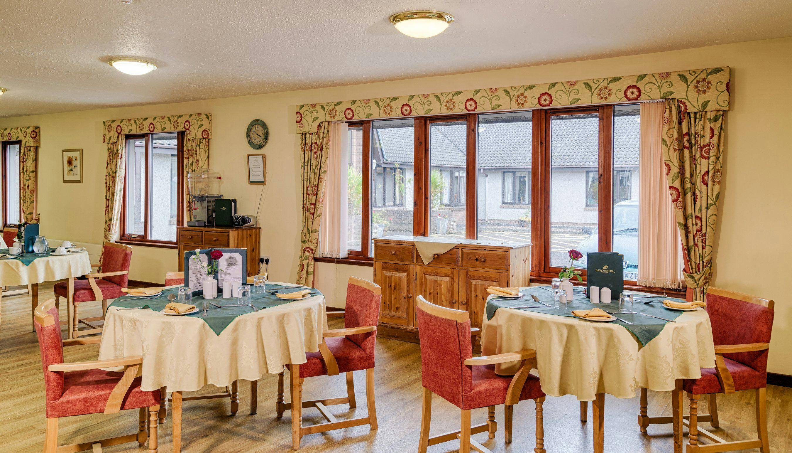 Dining Room at Pentland View Care Home in Thurso, Highland