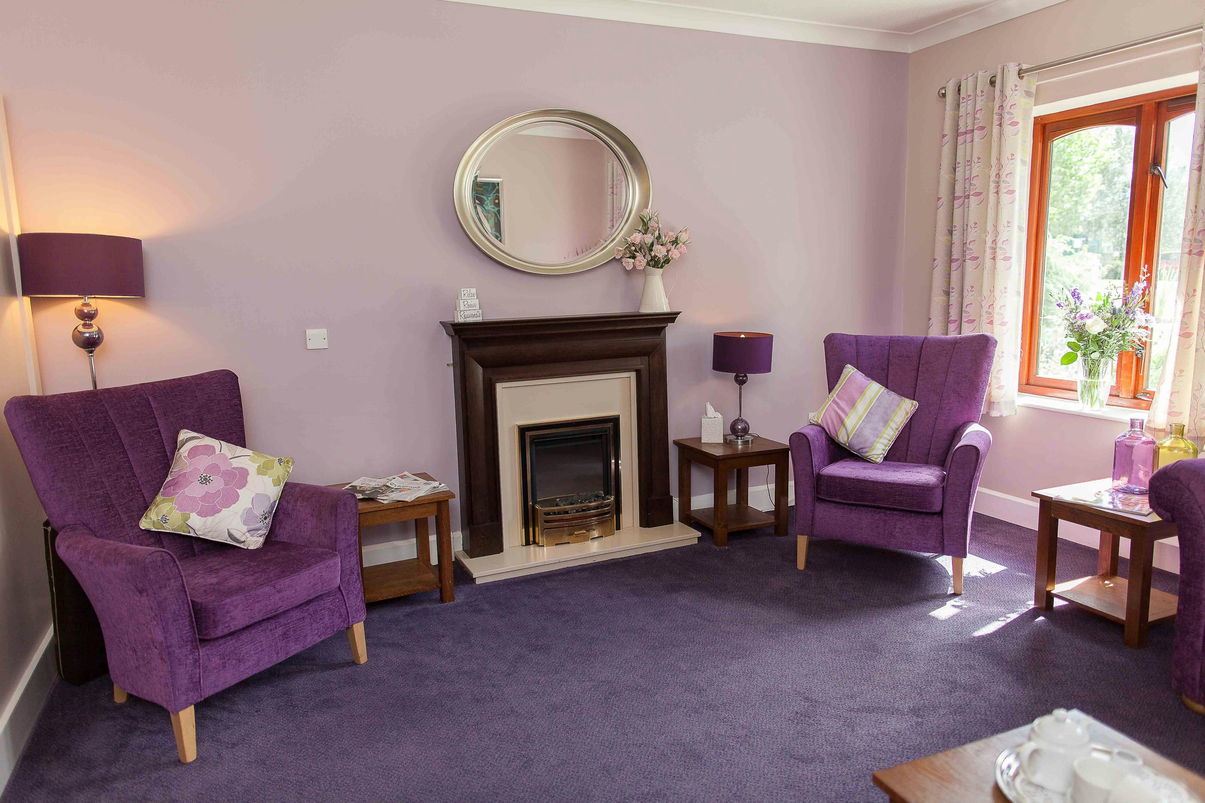 Communal Lounge of Newton House Care Home in Grantham, South Kesteven