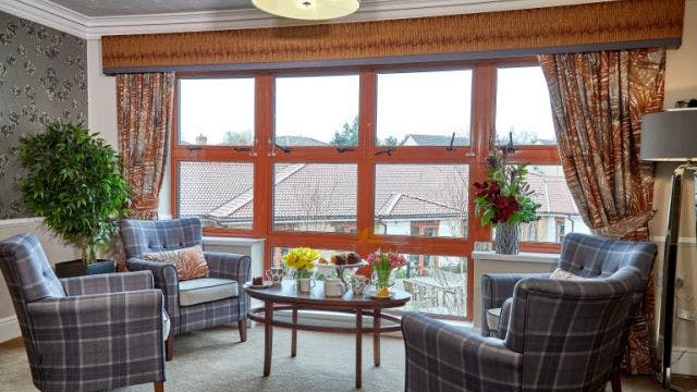 The communal area at Kents Hill Care Home in Milton Keynes, Buckinghamshire