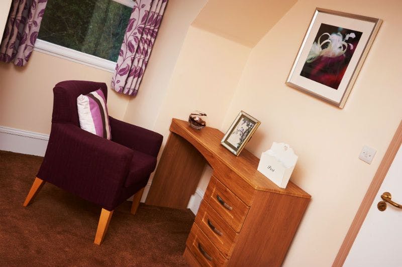 Bedroom of Larkland House Care Home in Ascot, Berkshire