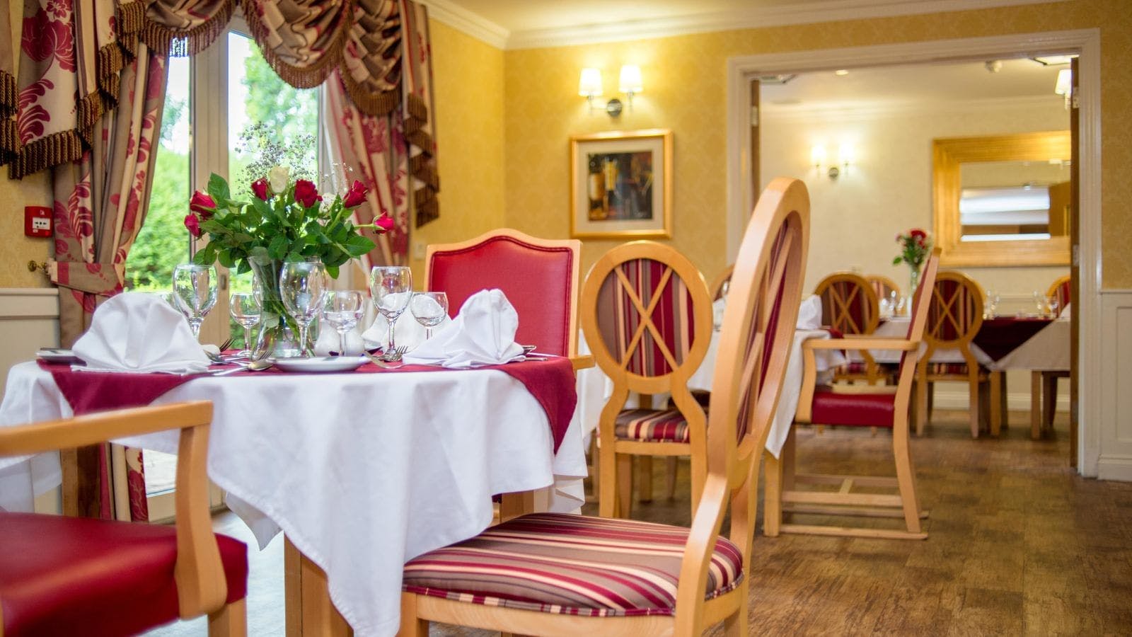 Dining Room at Laverstock Care Home in Salisbury, Wiltshire