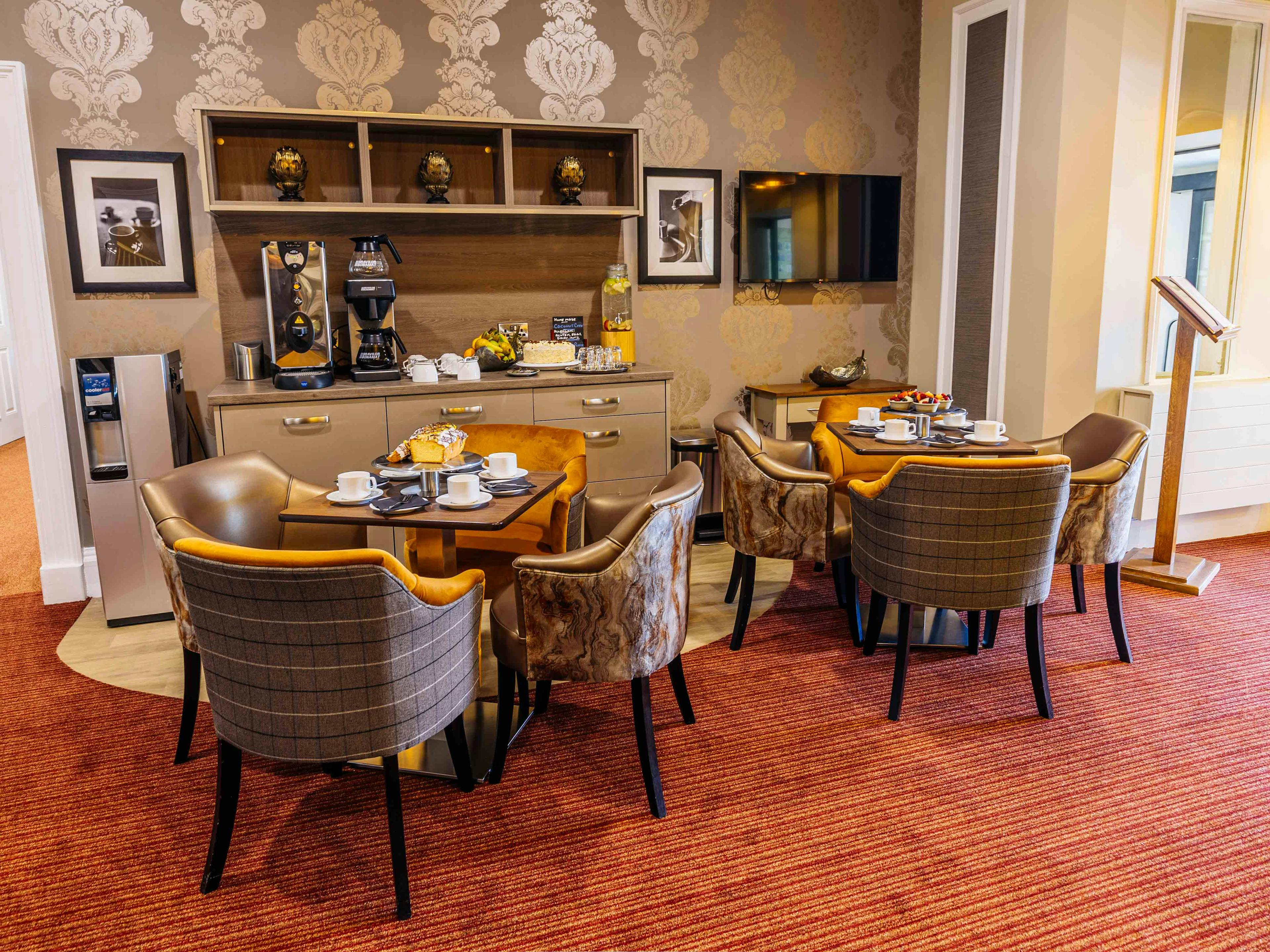 Cafe at Lawton Manor Care Home in Kidsgrove, Newcastle-under-Lyme