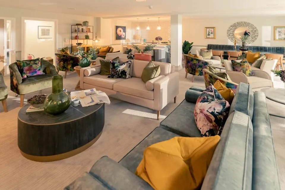 Communal Lounge at Lionheart Court Retirement Development in Waltham Abbey, Epping Forest