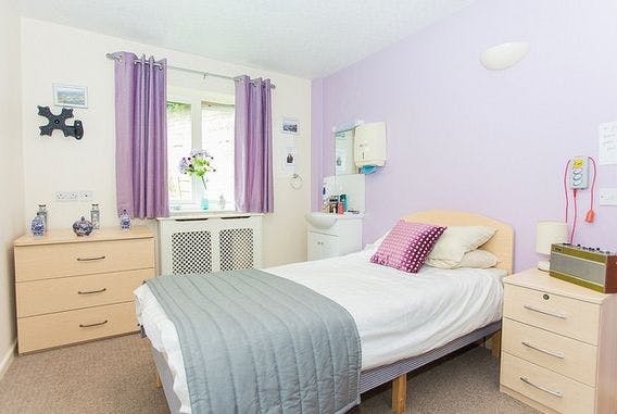 Bedroom at Longwood Grange Care Home in Huddersfield, Kirklees