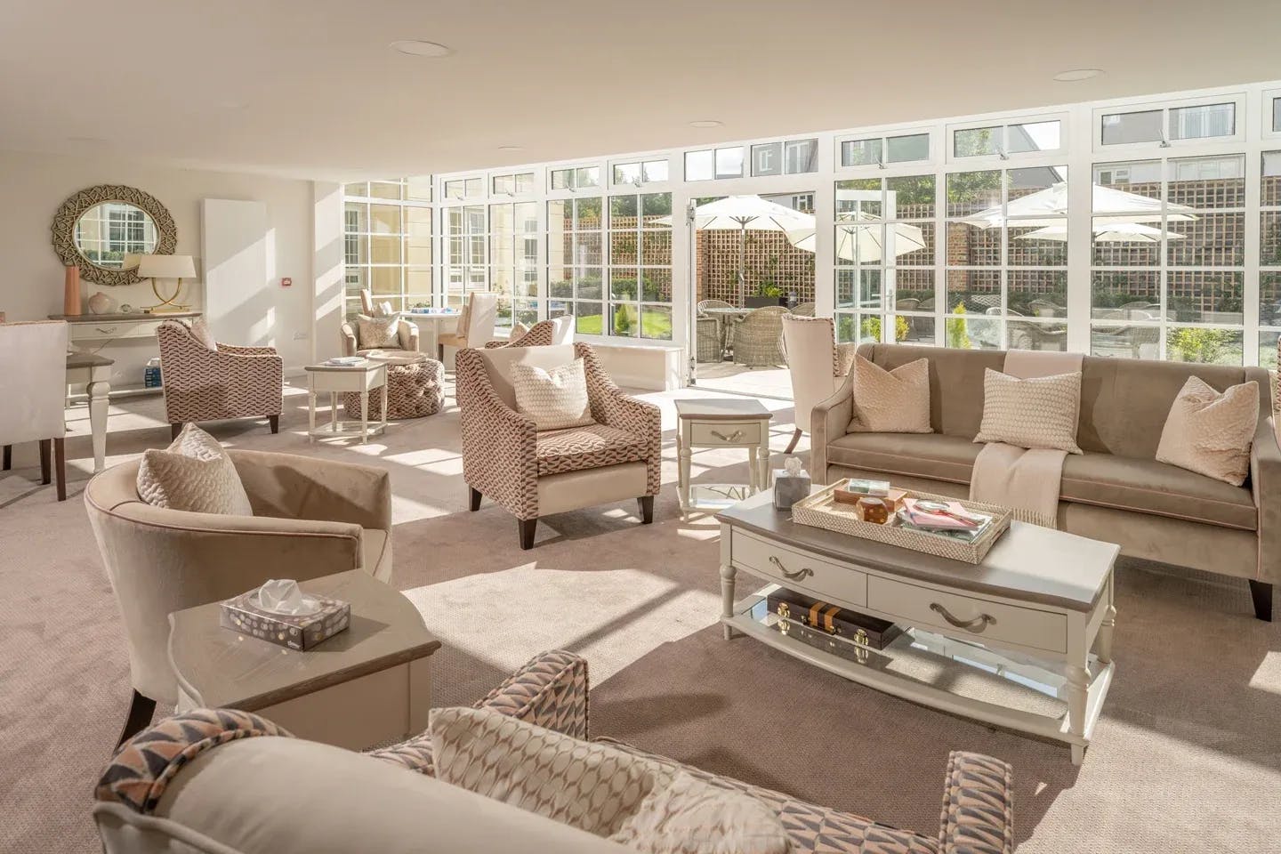 Communal Lounge at Beck House Retirement Development in Hounslow, Greater London