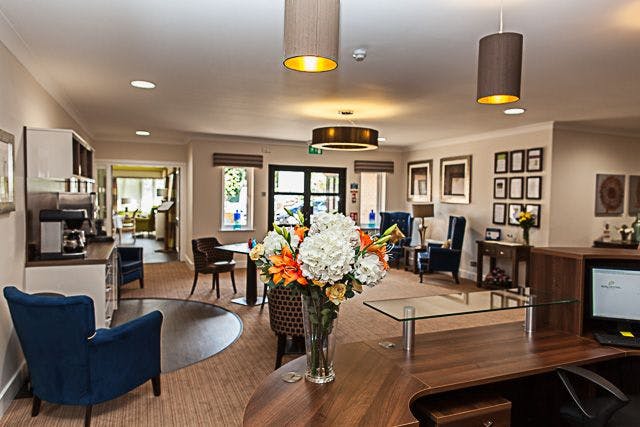 Cafe at Rivermead Care Home in Malton, North Yorkshire