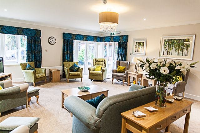 Communal Lounge at Rivermead Care Home in Malton, North Yorkshire