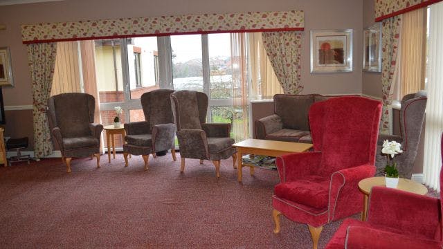 Communal Area at Manor Park Care Home in Castleford, Wakefield