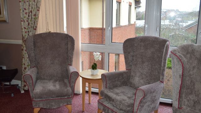 Communal Area at Manor Park Care Home in Castleford, Wakefield