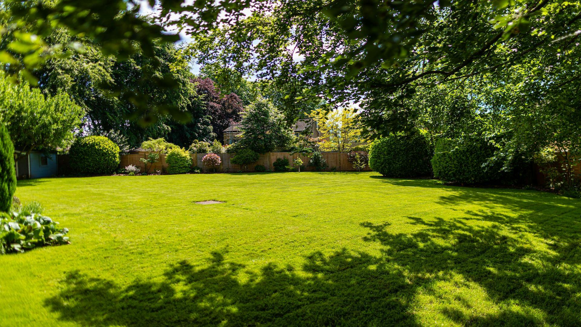 Garden of Merryfield House care home in Witney