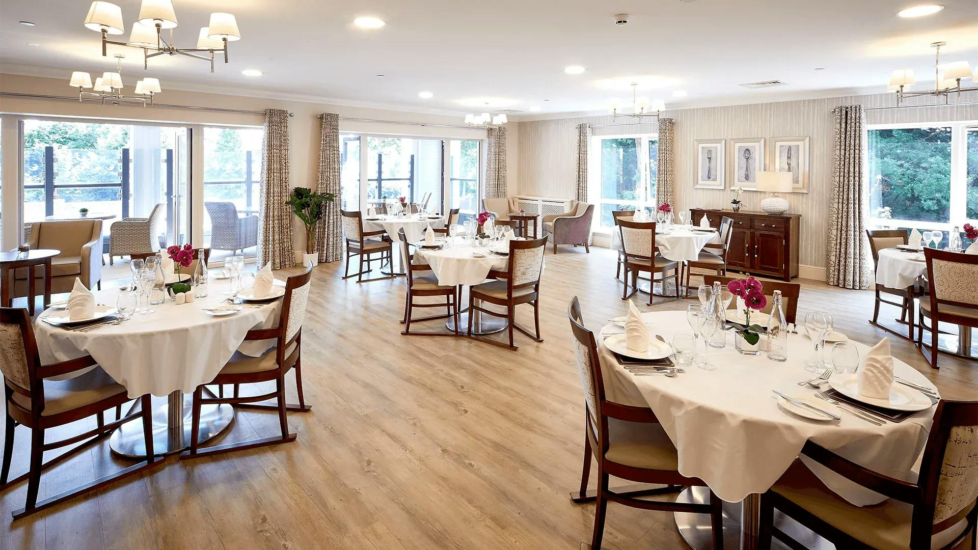 Dining Room at Middleton Lodge Care Home in Derby, Derbyshire