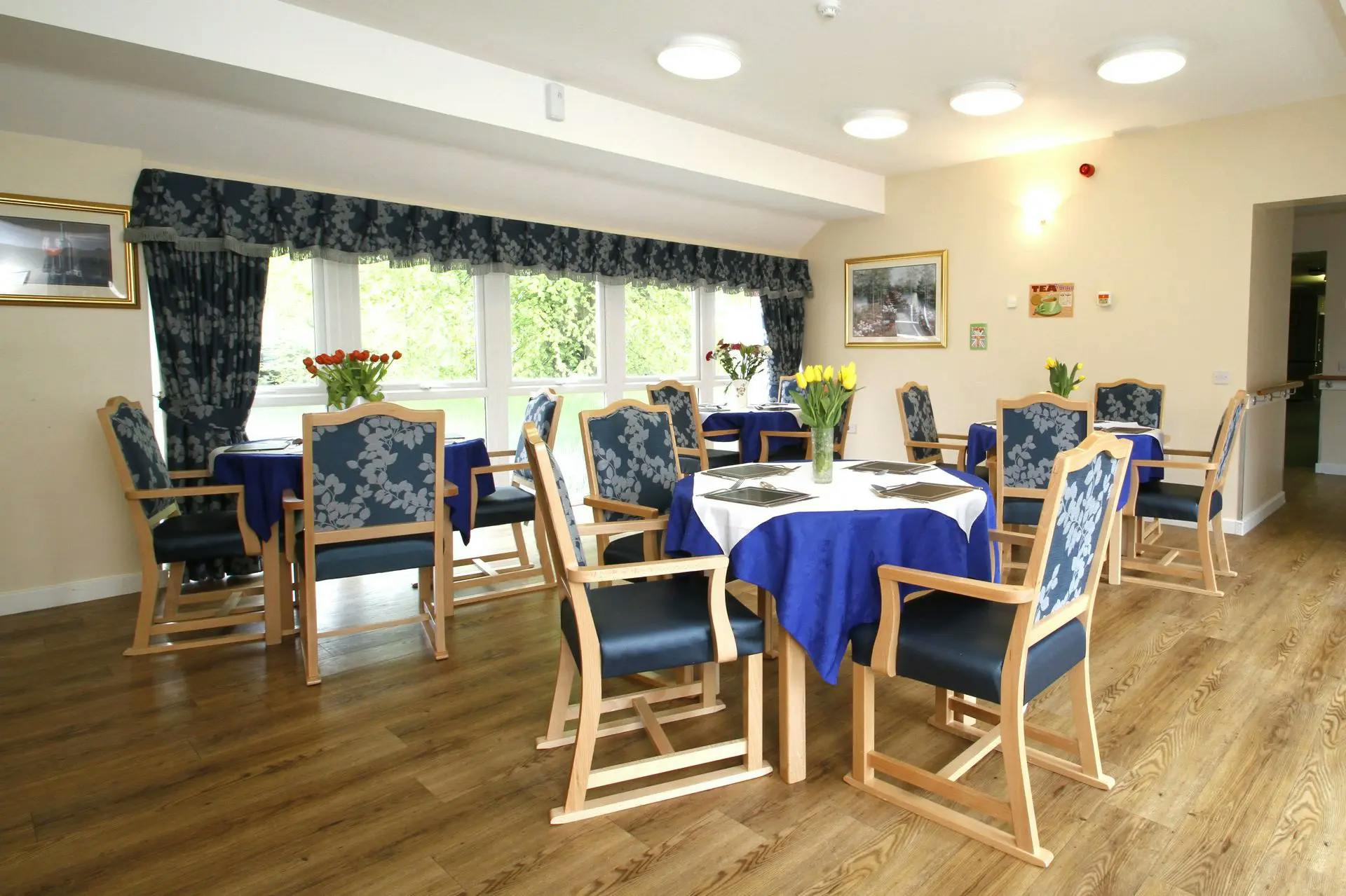 Dining area of Mirander House in Royal Wootton Bassett