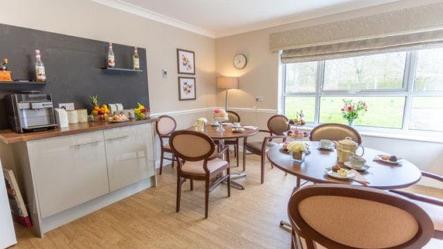 Dining Area at Monread Lodge Care Home in Hertfordshire, East of England