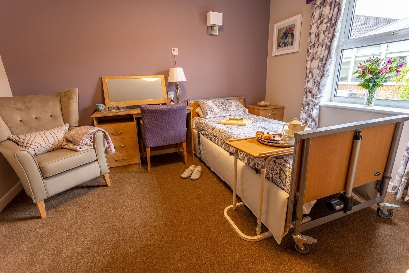 Bedroom at Monread Lodge Care Home in Hertfordshire, East of England